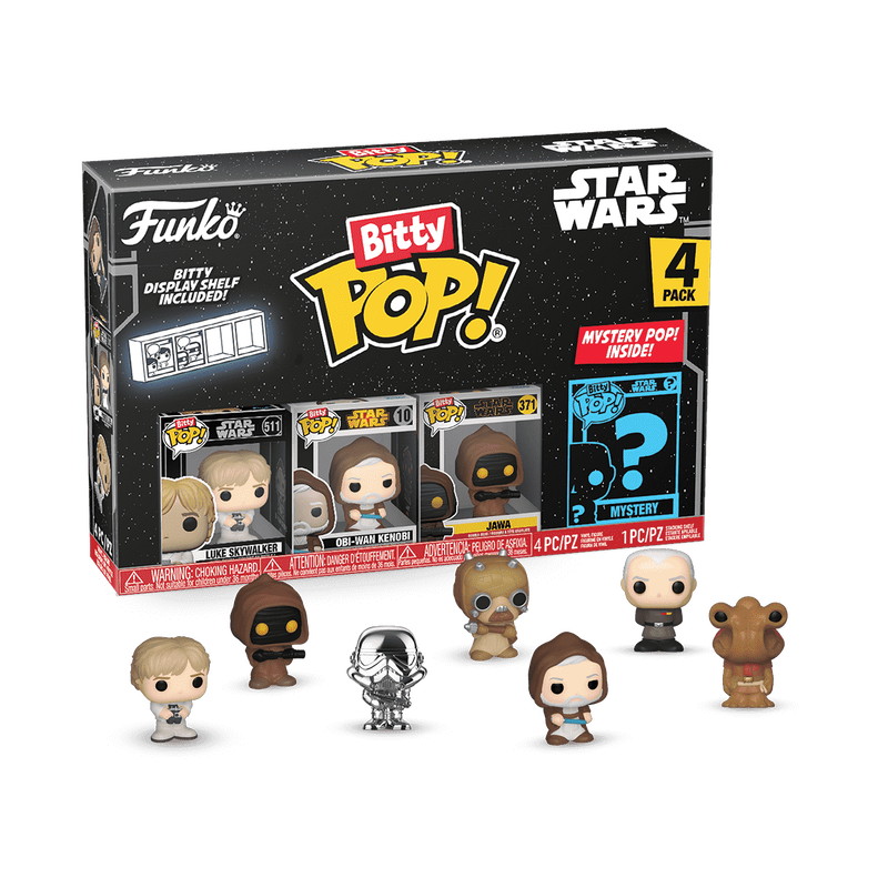 BITTY POP! STAR WARS 4-PACK SERIES 1