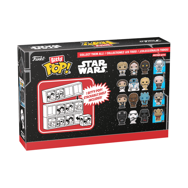 BITTY POP! STAR WARS 4-PACK SERIES 1