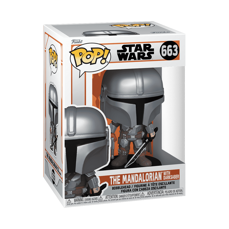 POP! THE MANDALORIAN WITH DARKSABER